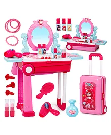 Fiddlerz Beauty Makeup Kit For Doll 21 Pieces - Pink