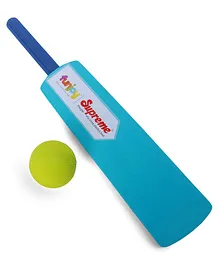Funjoy Cricket Bat & Ball Set - Turquoise & Lime