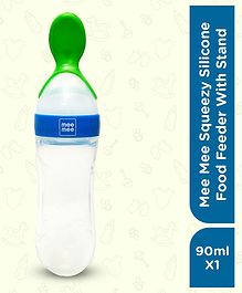 Mee Mee Squeezy Silicone Food Feeder Blue - 90 ml