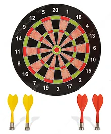 Baybee  Magnetic Dartboard for Kids & Adults with 4 Non Pointed Darts  - Multicolor