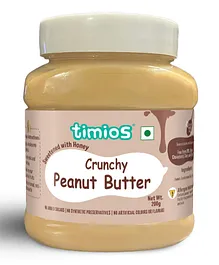 timios Crunchy Peanut Butter Sweetened with Honey - 200 g