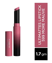 Maybelline New York Color Sensational Ultimattes Lipstick 599 More Mauve - 1.7 g