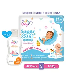 Fabie Baby Winter Care Diaper M 32 Pieces with Baby Lotion - 250 ml