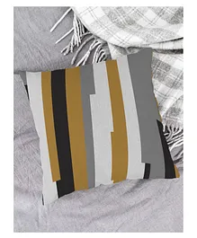 Houzzcode Designer Cushion Cover Irregular Stripes - Multicolour