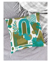 Houzzcode Designer Cushion Cover Lost World Print - Multicolour
