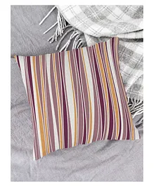 Houzzcode Designer Cushion Cover Vertical Spiral - Multicolour