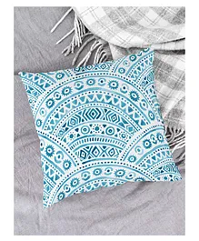 Houzzcode Designer Cushion Cover Pattern Print - Blue