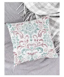 Houzzcode Designer Cushion Cover Damask Print - Multicolour