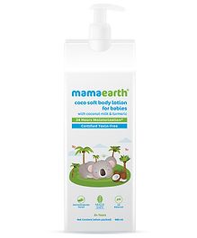 Mamaearth Coco Soft Body Lotion With Coconut Milk & Turmeric For 24 Hour Moisturization - 400 ml