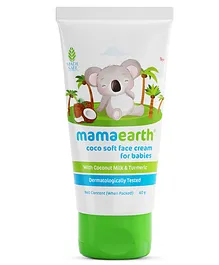 Mamaearth Baby Coco Soft Face Cream With Coconut Milk & Turmeric - 60 gm