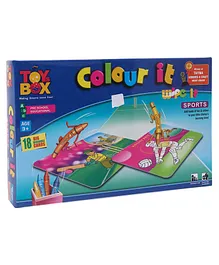 Toysbox Colour It Sports - 37 Pieces