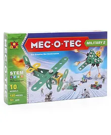 Toysbox Mec O Tec Military 2 10 Models- 130 Pieces