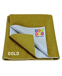 BeyBee Cotton Baby Bed Protecting Mat Small - Gold