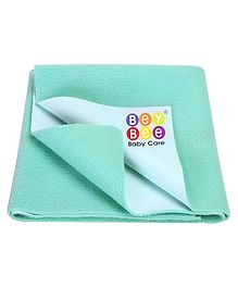 Bey Bee Quick Dry Baby Bed Protector Waterproof Sheet Large and X Large - Sea Green