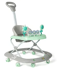 Bey Bee Light Weight with 8 Wheels & Soft Thick Cushioned Seat First walk Baby Walker - Light Green