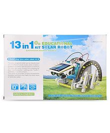 YAMAMA 13-in-1 Educational Solar Robot Kit Toys Powered By The Solar DIY Robot Assembly Kit for Kids -