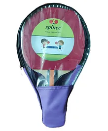 Spinec Tyro Table Tennis Bat - Black Red