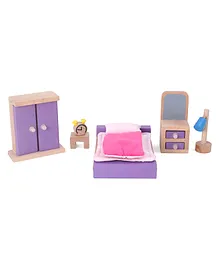 Hilife Mini Bedroom Toy Set Of 10 Pieces - Multicolour