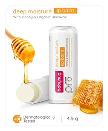 Babyhug Pro Deep Moisture Honey & Organic Beeswax Lip Balm - 4.5 g
