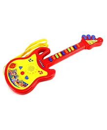 AKN TOYS Musical Guitar with Microphone - Multicolour