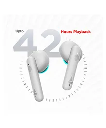 boAt Airdopes 141 Bluetooth Truly Wireless in Ear Earbuds with 42H Playtime Beast Mode for Gaming ENx Tech IWP Smooth Touch Controls - Cider Cyan