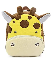 Lychee Bags Kid's Velvet School Nursery Picnic Carry Travelling Bag Girraffe - 14 Inches