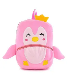 Lychee bags Kid's Velvet School Nursery Picnic Carry Travelling Bag Tweety Pink - Height 14 inches