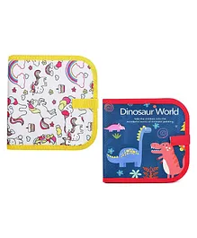 New Pinch Wipe and Clean Doodle Magic Drawing Book with 14 Pages 12 Magic Colors and 2 Wipes - (Colour And Design May Vary)