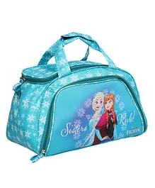 Novex Disney Original Frozen Polyester Kids Travel Duffle Bag - Blue