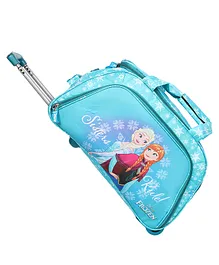 Novex Disney Original Frozen Polyester Kids Travel Duffle Trolley Bag - Blue