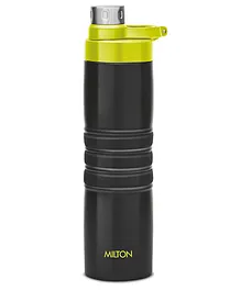 Milton Amigo-800 Thermosteel Water Bottle Hot & Cold Vacuum Insulated Flask Black - 660 ML