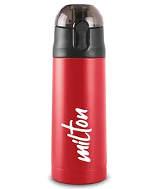 Milton Milton New Crown 600 Thermosteel Hot and Cold Vacuum Insulated Water Bottle Red - 500 ml