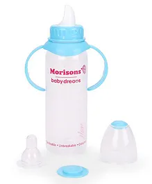 Morisons Baby Dreams Feeding Bottle With Handle Blue - 250 ml