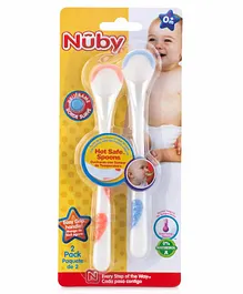 Nuby Training Spoons Pack of 2 - White