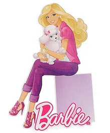 Sticker Bazaar Barbie Medium Cut-out (Color & Design May Vary)