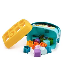 SANISHTH Shape Sorter Baby and Toddler Toy ABC and Shape Pieces Sorting Shape Game Developmental Toy for Children - Multicolour