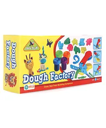 Ekta Fun-Doh Dough Factory Non Toxic Art & Craft Modeling Clay Compound Kit - Multicolour