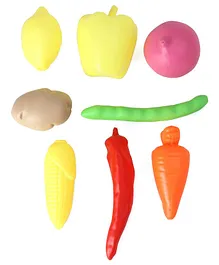 IToys Frypan Vegetables Playset Pack Of 8 (Colour & Design May Vary)