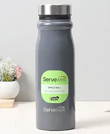 Servewell Hudson  Stainless Steel Single Wall Fridge Bottle Grey - 1000 ml