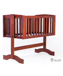 Arcedo  Clinton Baby Wooden Swing Walnut - Brown