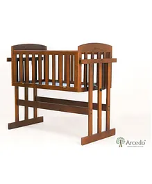 Arcedo  Amber 2 in 1 Wooden Baby Swing Walnut - Dark Brown