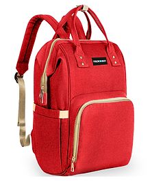 PACKNBUY Baby Diaper Bag Classic Backpack Style for Travel and Storage - Red