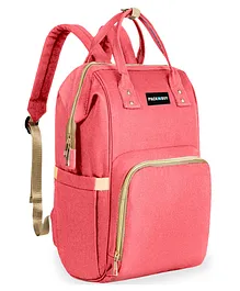 PACKNBUY Baby Diaper Bag Classic Backpack Style for Travel and Storage - Hot Pink