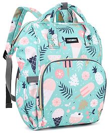 PACKNBUY Diaper Bag Backpack Fun Print Multiuse Travel Baby Bag  Blue