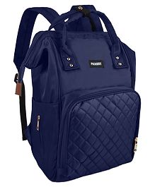 PACKNBUY Diaper Bag Backpack Stylish Multiuse Baby Bag for Travel - Dark Blue