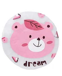 Adore Baby Shower Cap Cartoon Dream Print - White & Pink