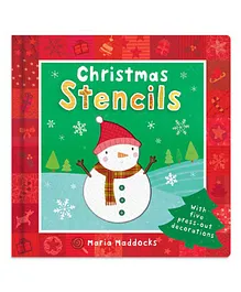 Christmas Stencils Activity Book- English