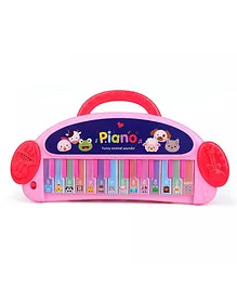 Negocio Educational Electronic Piano Musical Toy with Animal Sounds Music & Light (Colour May Vary)