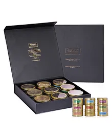 The Tea Ark Founders Choice Gift Set with Green Tea | Hamper Box with 9 Different Types of Assorted Tea Flavours