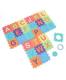 Funjoy Kids Puzzle Play Mats English Alphabets A To Z 27 Tiles (Color May Vary)